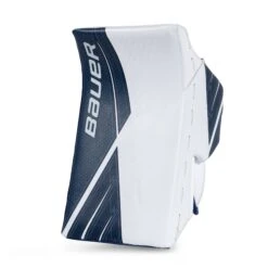 Bauer Supreme UltraSonic Senior Goalie Blocker -Hockey Series Store bauer blockers bauer supreme ultrasonic senior goalie blocker white blue regular 28741216895042