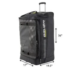 Bauer Elite Senior Wheel Hockey Bag -Hockey Series Store bauer wheeled hockey bags bauer elite senior wheel hockey bag black sr 28989036691522