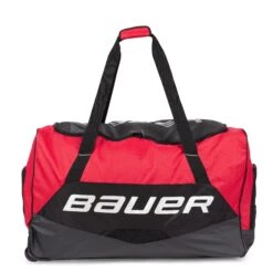 Bauer Premium Junior Wheel Hockey Bag (2019) -Hockey Series Store bauer wheeled hockey bags bauer premium junior wheel hockey bag 2019 black red jr 28744378024002