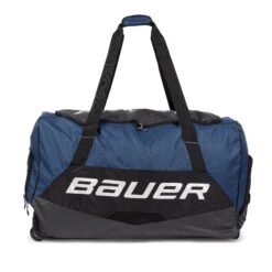 Bauer Premium Junior Wheel Hockey Bag (2019) -Hockey Series Store bauer wheeled hockey bags bauer premium junior wheel hockey bag 2019 navy jr 28744377991234