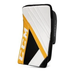 CCM Extreme Flex E5.5 Senior Goalie Blocker - Source Exclusive -Hockey Series Store ccm blockers ccm extreme flex e5 5 senior goalie blocker source exclusive boston bruins regular 28741228724290