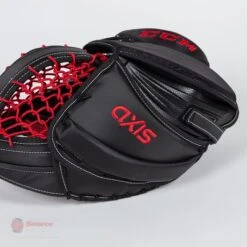 CCM Axis Senior Goalie Catcher - 600 Break Angle -Hockey Series Store ccm catchers ccm axis senior goalie catcher 600 break angle black red black regular 14364028665922