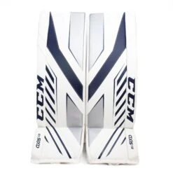 CCM Axis A1.9 Senior Goalie Leg Pads -Hockey Series Store ccm leg pads ccm axis a1 9 senior goalie leg pads white white navy silver 33 1 29252848287810