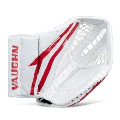 Vaughn Velocity V9 Pro Carbon Senior Goalie Catcher -Hockey Series Store vaughn catchers vaughn velocity v9 pro carbon senior goalie catcher white red regular 28743623606338