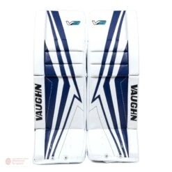 Vaughn Velocity V9 Junior Goalie Leg Pads -Hockey Series Store vaughn leg pads vaughn velocity v9 junior goalie leg pads white blue 24 2 28744338276418