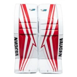 Vaughn Velocity V9 Pro Senior Goalie Leg Pads -Hockey Series Store vaughn leg pads vaughn velocity v9 pro senior goalie leg pads white red 33 2 28744339128386